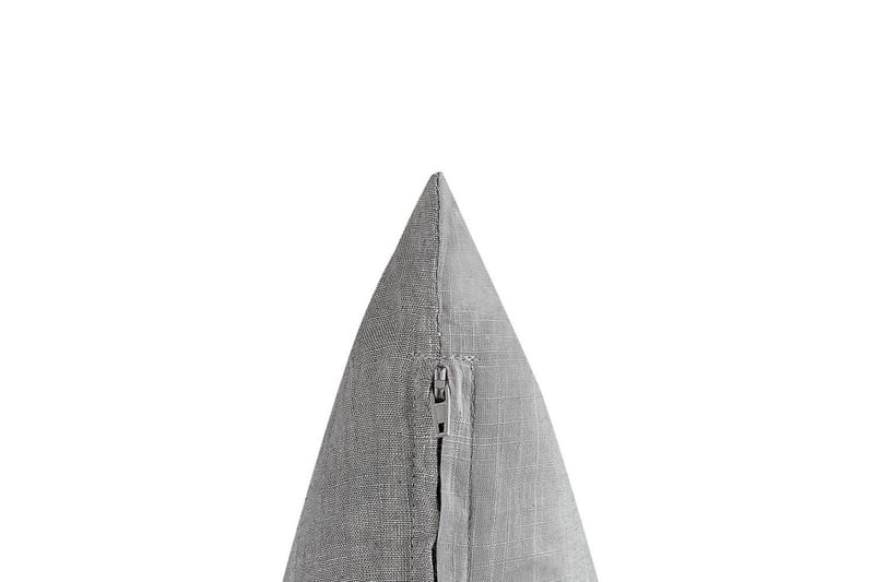 Prydnadskuddar Milas set om 2 Grå/vit - Grå/vit - Textil & mattor - Filtar, kuddar & plädar - Utekudde