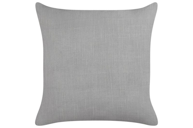 Prydnadskuddar Milas set om 2 Grå/vit - Grå/vit - Textil & mattor - Filtar, kuddar & plädar - Utekudde