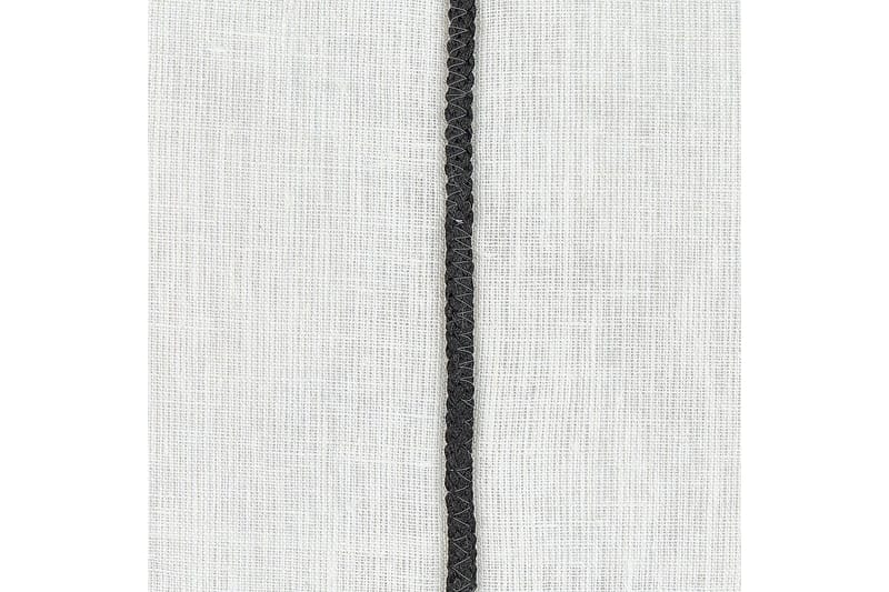 Prydnadskuddar Milas set om 2 Vit/Svart - Vit/Svart - Textil & mattor - Filtar, kuddar & plädar - Utekudde