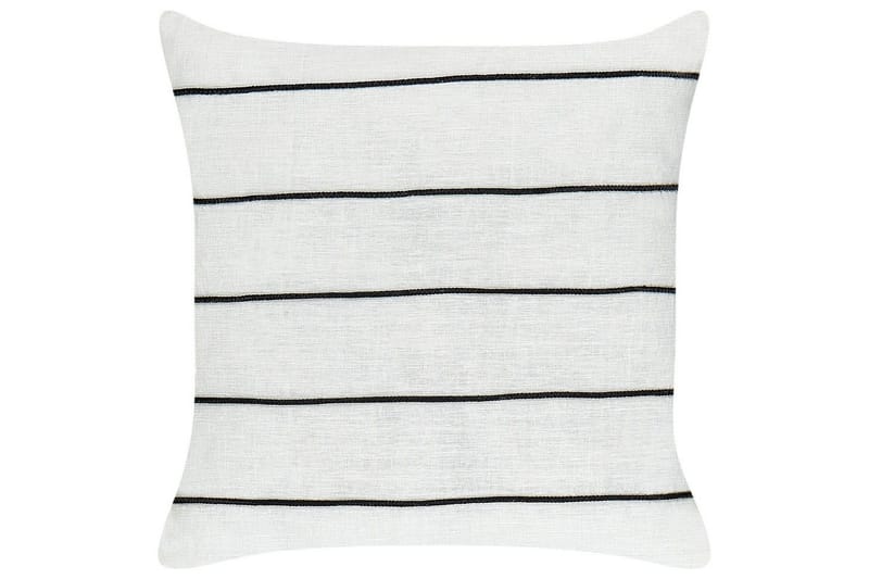 Prydnadskuddar Milas set om 2 Vit/Svart - Vit/Svart - Textil & mattor - Filtar, kuddar & plädar - Utekudde