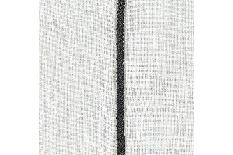 Prydnadskuddar Milas set om 2 Vit/Svart - Vit/Svart - Textil & mattor - Filtar, kuddar & plädar - Utekudde