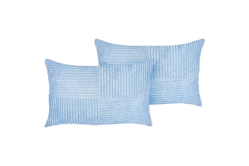 Prydnadskuddar Millet set om 2 Blå, Rektangulär - Blå, Rektangulär - Textil & mattor - Filtar, kuddar & plädar - Utekudde