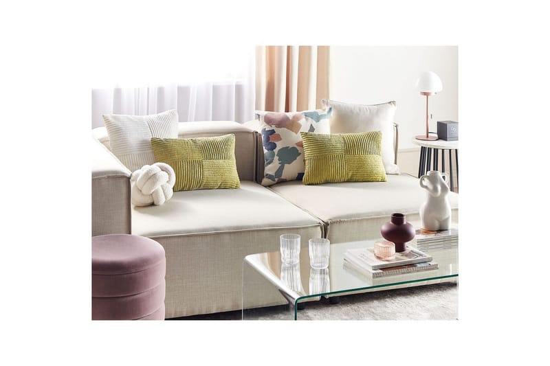 Prydnadskuddar Millet set om 2 Grön, Rektangulär - Grön, Rektangulär - Textil & mattor - Filtar, kuddar & plädar - Utekudde