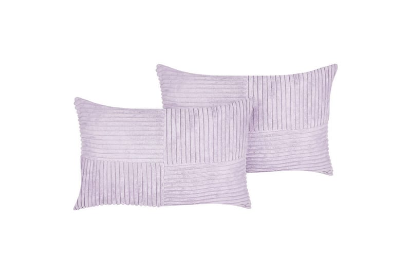 Prydnadskuddar Millet set om 2 Violett, Rektangulär - Violett, Rektangulär - Textil & mattor - Filtar, kuddar & plädar - Utekudde