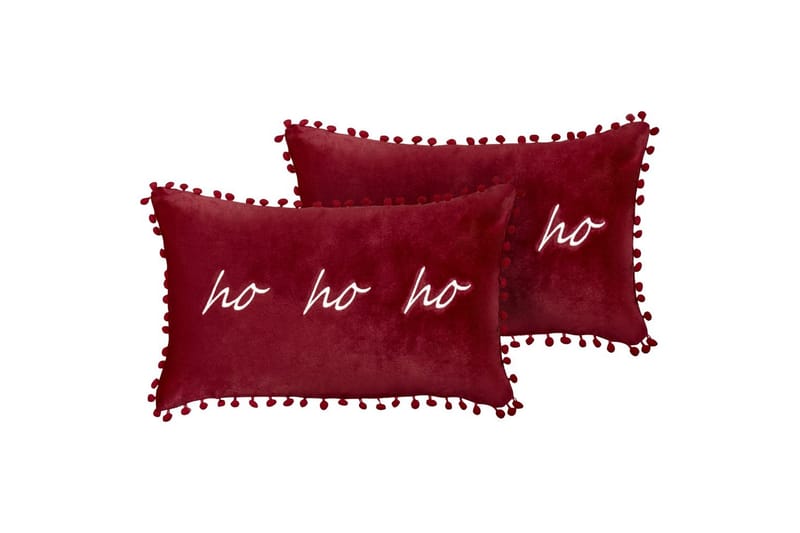 Prydnadskuddar Mochi set om 2 Röd - Röd - Textil & mattor - Filtar, kuddar & plädar - Utekudde