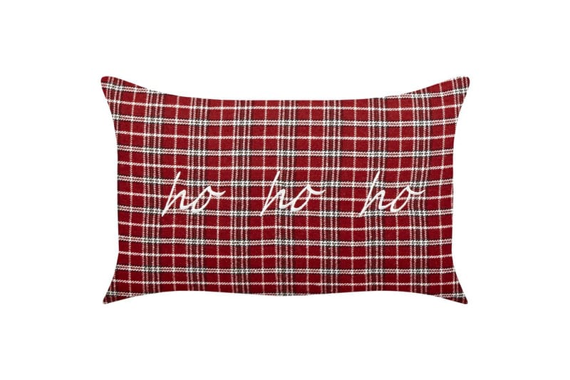 Prydnadskuddar Mochi set om 2 Röd/svart/vit - Röd/svart/vit - Textil & mattor - Filtar, kuddar & plädar - Utekudde