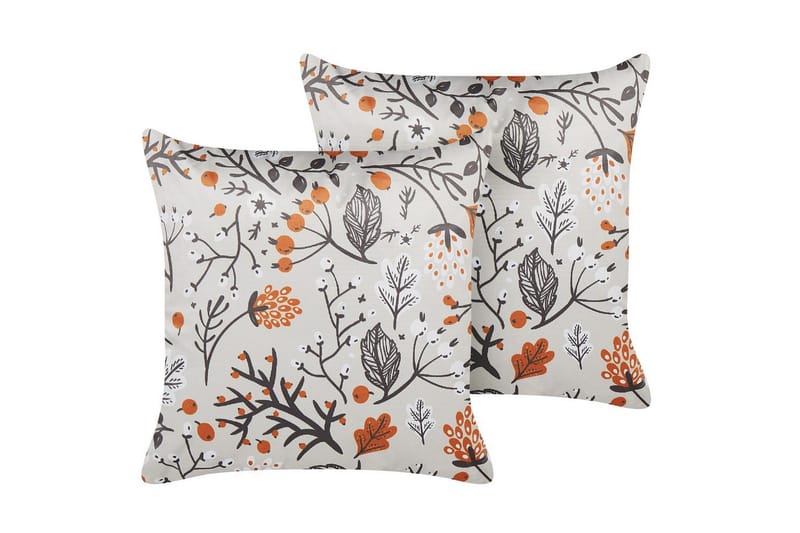 Prydnadskuddar Montbretia set om 2, undefined