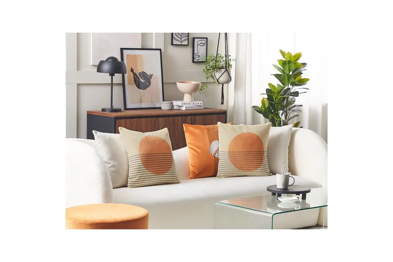 Prydnadskuddar Moonflower set om 2 - Textil & mattor - Filtar, kuddar & plädar - Utekudde