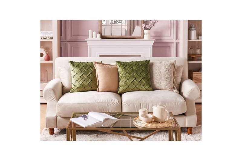 Prydnadskuddar Narcissus set om 2 - Textil & mattor - Filtar, kuddar & plädar - Utekudde