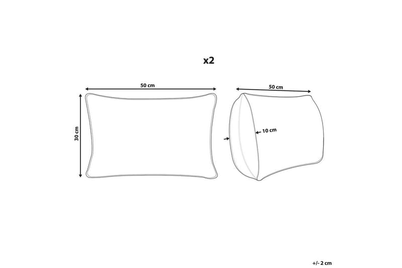 Prydnadskuddar Nasturtium set om 2 - Textil & mattor - Filtar, kuddar & plädar - Utekudde
