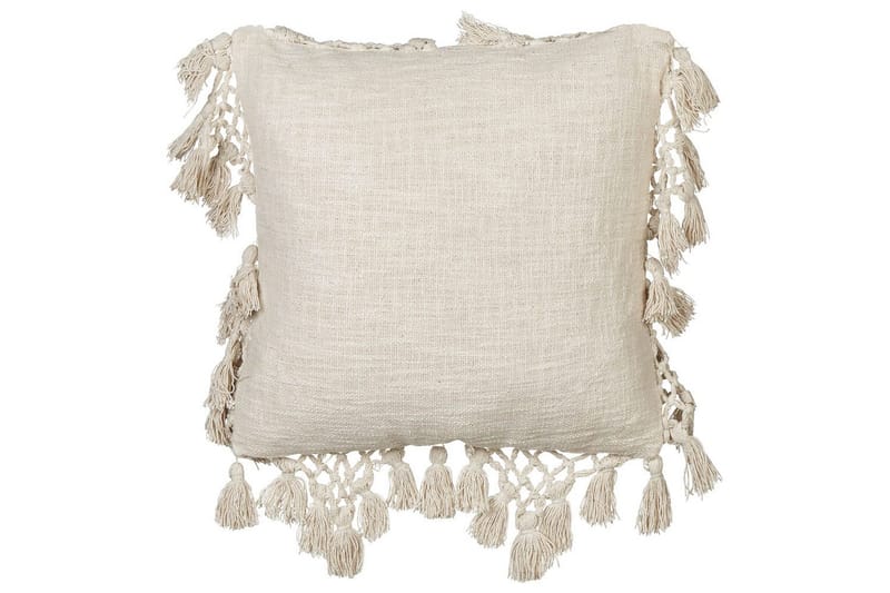 Prydnadskuddar Olearia set om 2 Beige - Beige - Textil & mattor - Filtar, kuddar & plädar - Prydnadskudde & kuddfodral