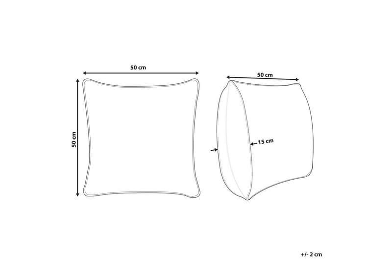 Prydnadskuddar Oujda Koppar - Koppar - Textil & mattor - Filtar, kuddar & plädar - Utekudde