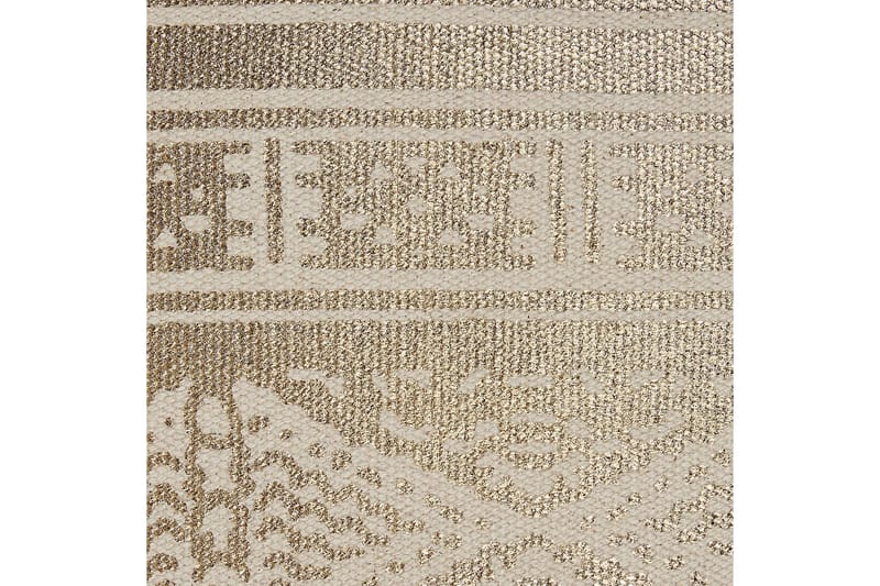 Prydnadskuddar Oujda set om 2 Guld - Guld - Textil & mattor - Filtar, kuddar & plädar - Utekudde