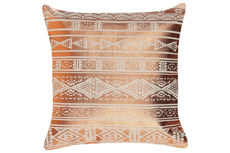 Prydnadskuddar Oujda set om 2 Koppar - Koppar - Textil & mattor - Filtar, kuddar & plädar - Utekudde