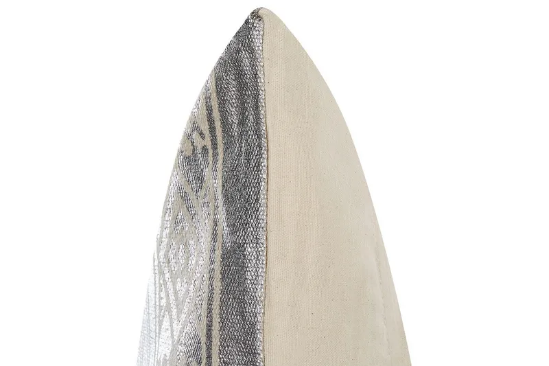 Prydnadskuddar Oujda set om 2 Silver - Silver - Textil & mattor - Filtar, kuddar & plädar - Utekudde