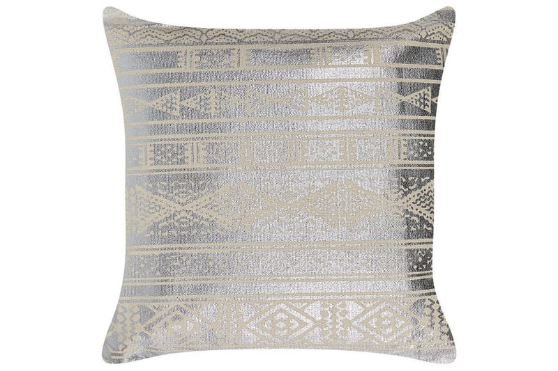 Prydnadskuddar Oujda set om 2 Silver - Silver - Textil & mattor - Filtar, kuddar & plädar - Utekudde