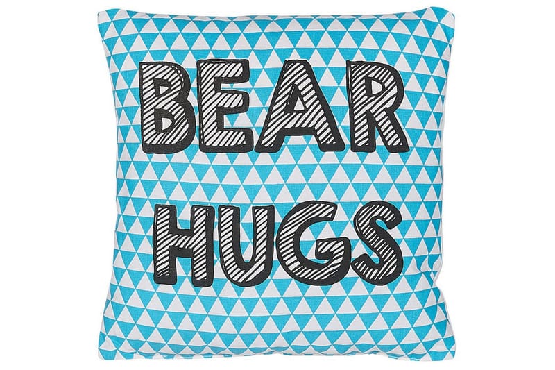 Prydnadskuddar Radzkot set om 2 Blå/vit/svart - Blå/vit/svart - Textil & mattor - Filtar, kuddar & plädar - Utekudde