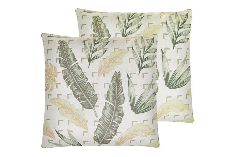 Prydnadskuddar Rhapis set om 2, undefined