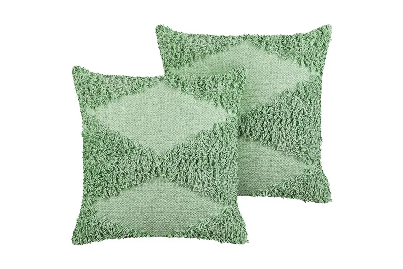 Prydnadskuddar Rhoeo set om 2 Grön, Grön