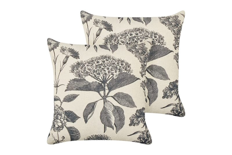 Prydnadskuddar Rosemary set om 2 Beige/grå, Beige/grå
