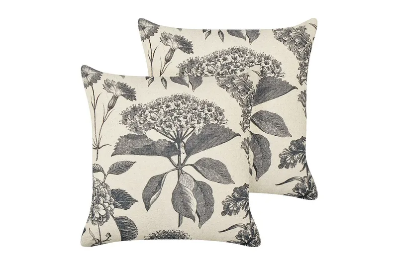 Prydnadskuddar Rosemary set om 2 Beige/grå, Beige/grå
