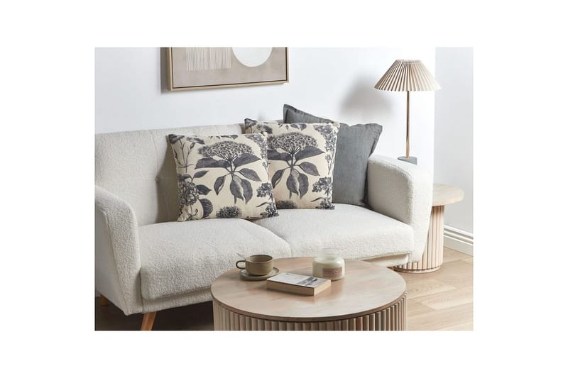 Prydnadskuddar Rosemary set om 2 Beige/grå - Beige/grå - Textil & mattor - Filtar, kuddar & plädar - Utekudde