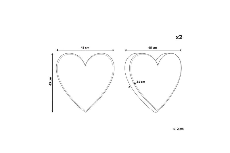 Prydnadskuddar Rubia set om 2 - Textil & mattor - Filtar, kuddar & plädar - Prydnadskudde & kuddfodral