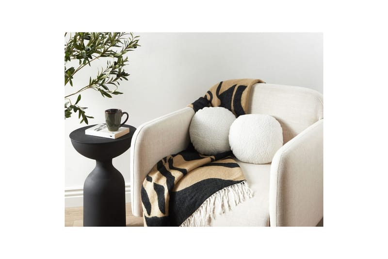 Prydnadskuddar Rutabaga set om 2 Vit - Vit - Textil & mattor - Filtar, kuddar & plädar - Utekudde