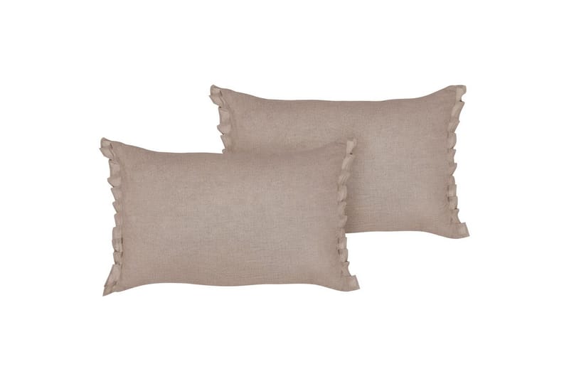 Prydnadskuddar Sassafras set om 2 Brun - Brun - Textil & mattor - Filtar, kuddar & plädar - Prydnadskudde & kuddfodral
