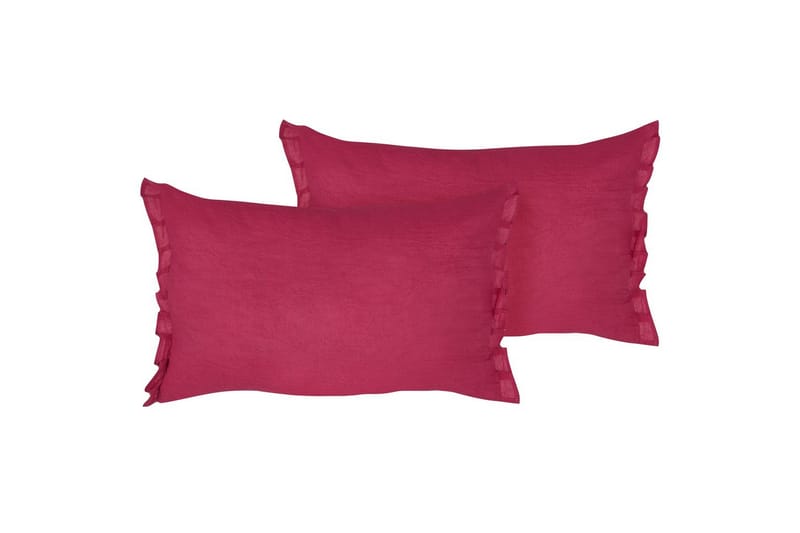 Prydnadskuddar Sassafras set om 2 Röd - Röd - Textil & mattor - Filtar, kuddar & plädar - Prydnadskudde & kuddfodral