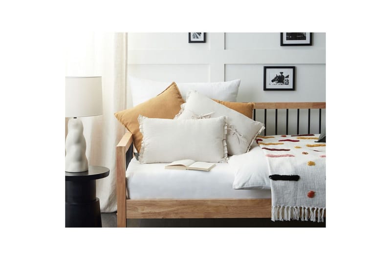 Prydnadskuddar Sassafras set om 2 Vit - Vit - Textil & mattor - Filtar, kuddar & plädar - Prydnadskudde & kuddfodral