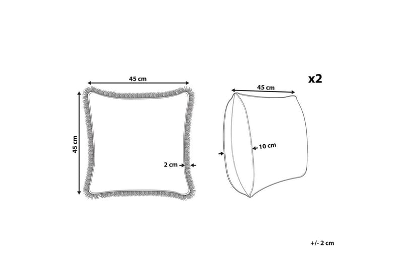 Prydnadskuddar Sativus set om 2 - Textil & mattor - Filtar, kuddar & plädar - Utekudde