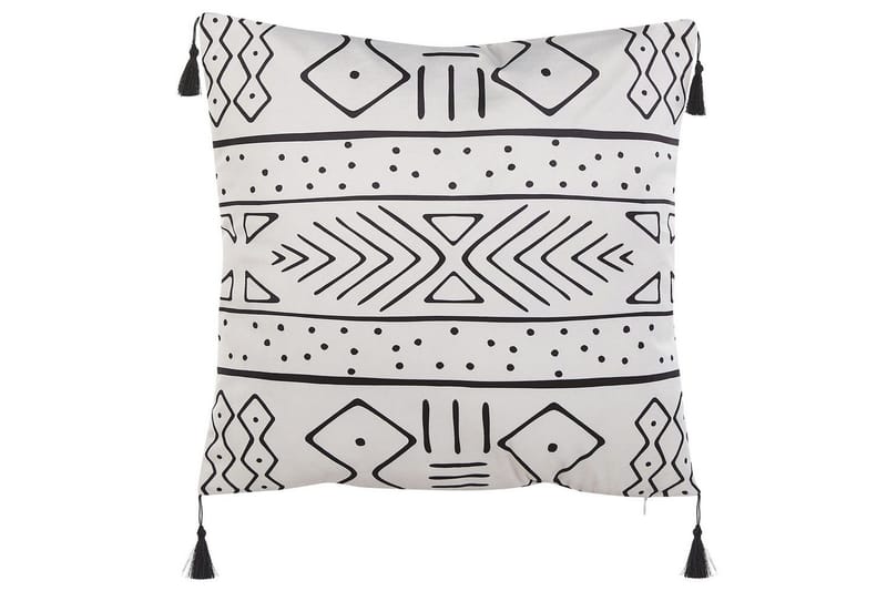 Prydnadskuddar Schefflera set om 2 Fyrkantig - Fyrkantig - Textil & mattor - Filtar, kuddar & plädar - Utekudde