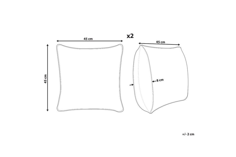 Prydnadskuddar Scirpus set om 2 - Textil & mattor - Filtar, kuddar & plädar - Utekudde