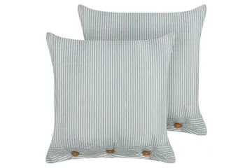 Prydnadskuddar Sebrine set om 2 Fyrkantig - Fyrkantig - Textil & mattor - Filtar, kuddar & plädar - Prydnadskudde & kuddfodral