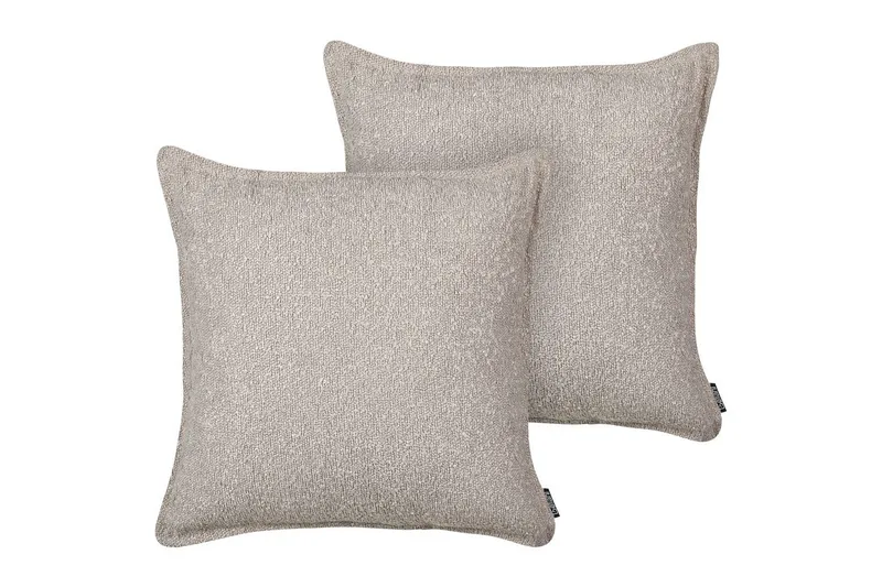 Prydnadskuddar Senecia set om 2 Beige - Beige - Textil & mattor - Filtar, kuddar & plädar - Prydnadskudde & kuddfodral