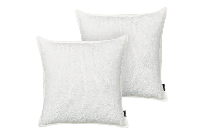 Prydnadskuddar Senecia set om 2 Vit - Vit - Textil & mattor - Filtar, kuddar & plädar - Prydnadskudde & kuddfodral