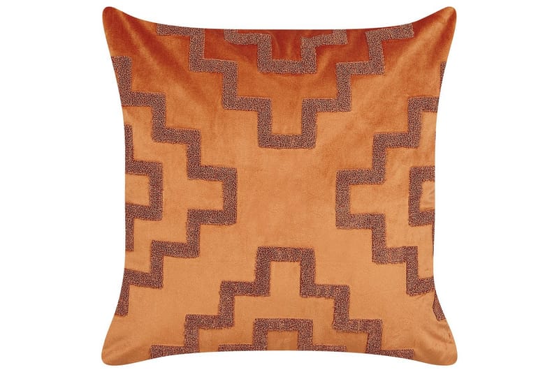 Prydnadskuddar Sergipe set om 2 Orange - Orange - Textil & mattor - Filtar, kuddar & plädar - Utekudde