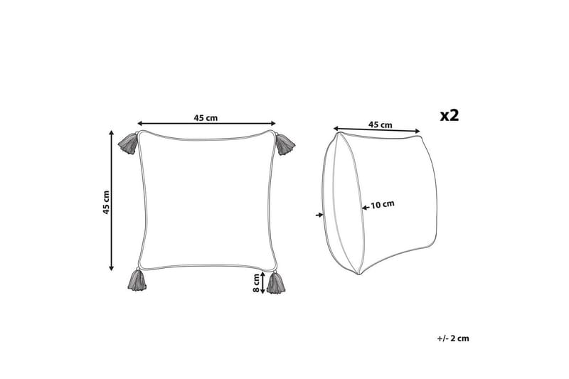 Prydnadskuddar Setosa set om 2 - Textil & mattor - Filtar, kuddar & plädar - Utekudde