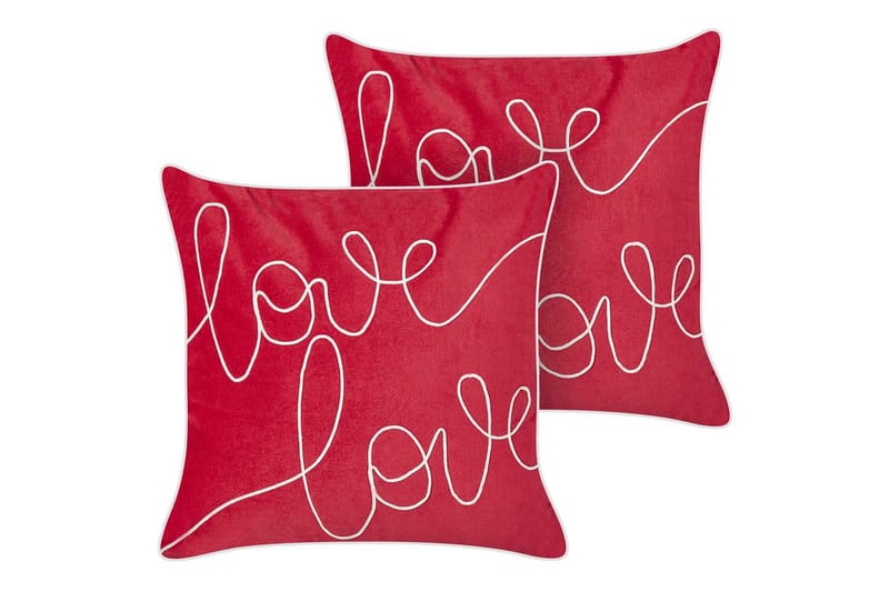 Prydnadskuddar Siderasis set om 2, undefined