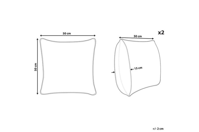Prydnadskuddar Sidi set om 2 - Textil & mattor - Filtar, kuddar & plädar - Utekudde