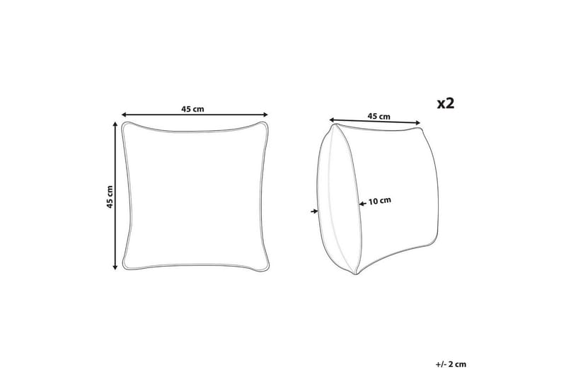 Prydnadskuddar Skimmia set om 2 - Inredning - Julpynt & helgdekoration - Julpynt & juldekoration - Jultextil - Julduk & jullöpare