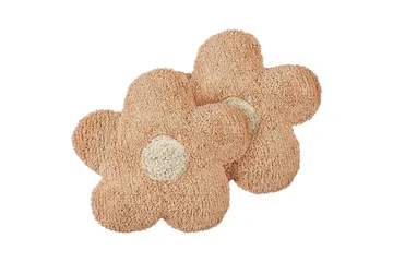 Prydnadskuddar Sorrel set om 2 Rosa/Beige/Vit