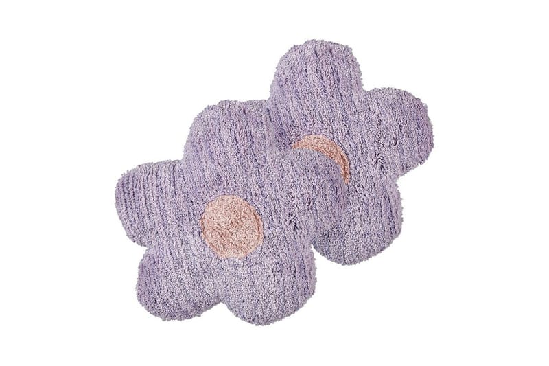 Prydnadskuddar Sorrel set om 2 Violett/Vit/Rosa, Violett/Vit/Rosa