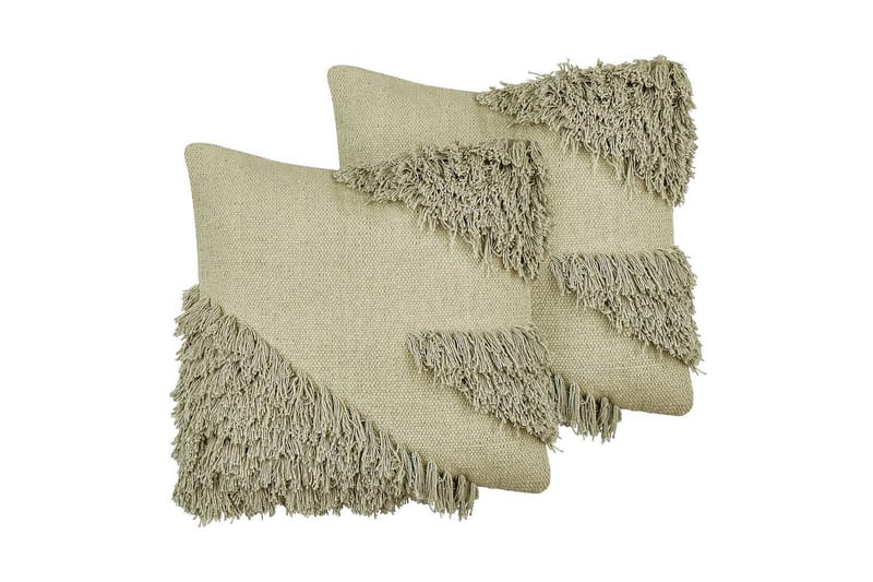 Prydnadskuddar Sourwood set om 2 Grön - Grön - Textil & mattor - Filtar, kuddar & plädar - Utekudde
