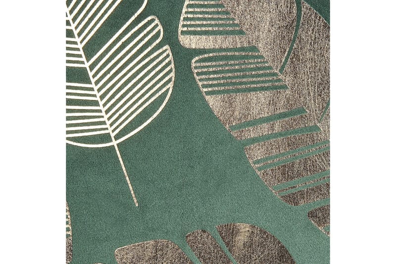 Prydnadskuddar Sunflower set om 2 Grön/guld - Grön/guld - Textil & mattor - Filtar, kuddar & plädar - Utekudde