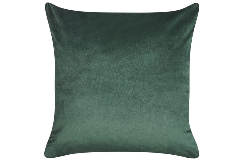 Prydnadskuddar Sunflower set om 2 Grön/guld - Grön/guld - Textil & mattor - Filtar, kuddar & plädar - Utekudde