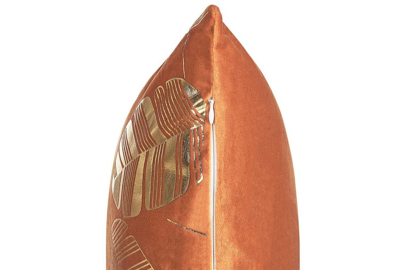 Prydnadskuddar Sunflower set om 2 Orange/guld - Orange/guld - Textil & mattor - Filtar, kuddar & plädar - Utekudde