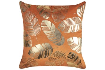 Prydnadskuddar Sunflower set om 2 Orange/guld - Orange/guld - Textil & mattor - Filtar, kuddar & plädar - Utekudde