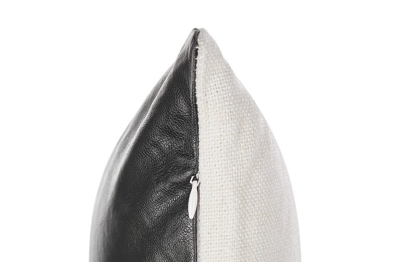 Prydnadskuddar Sven set om 2 Vit/Svart, Fyrkantig - Vit/Svart, Fyrkantig - Textil & mattor - Filtar, kuddar & plädar - Utekudde